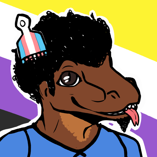 My fursona a afro'd monitor lizard. My fursona a afro'd monitor lizard.
